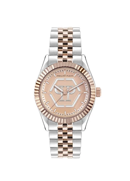 Philipp Plein PW2BA0423 Rose Gold Metalik Gri Kadın Kol Saati