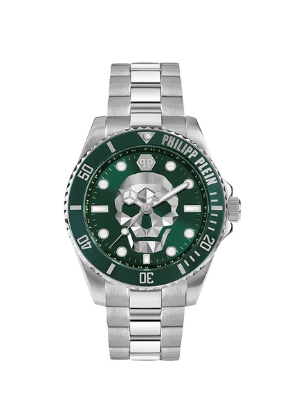 Philipp Plein PWOAA0622 Metalik Gri Erkek Kol Saati