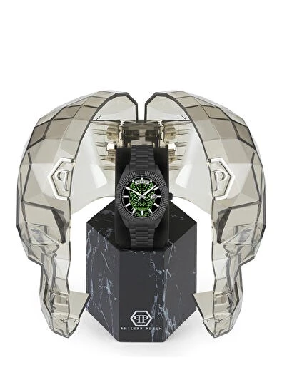 Philipp Plein PWPNA0724 Siyah Kol Saati - 4