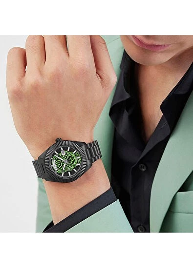 Philipp Plein PWPNA0724 Siyah Kol Saati - 5
