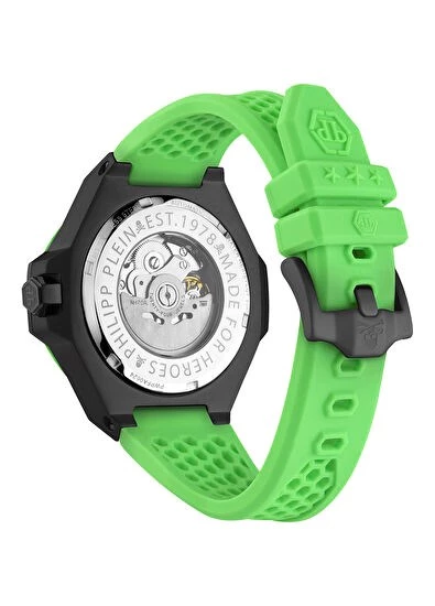 Philipp Plein PWPFA0624 Yeşil Çelik Erkek Kol Saati - 3