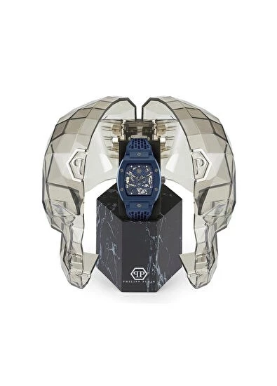 Philipp Plein PWVBA0323 Lacivert Erkek Kol Saati - 5