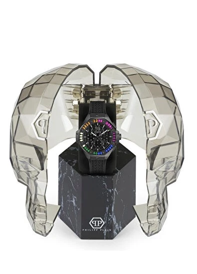 Philipp Plein PWPSA0724 Siyah Çelik Erkek Kol Saati - 4