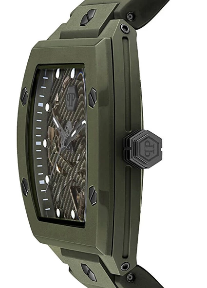 Philipp Plein PWVBA0223 Yeşil Erkek Kol Saati - 2