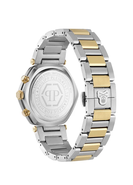Philipp Plein PWZBA0423 Altın Rengi Metalik Gri Erkek Kol Saati - 3
