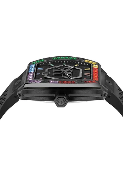 Philipp Plein PWPUA0324 Siyah Silikon Erkek Kol Saati - 2