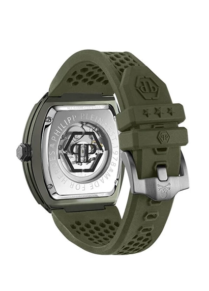 Philipp Plein PWVBA0223 Yeşil Erkek Kol Saati - 4
