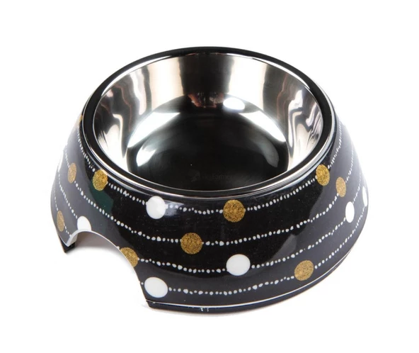 Bobo Kedi Köpek Mama ve Su Kabı BO-3139G(A5) 150 ML Siyah ürün görseli