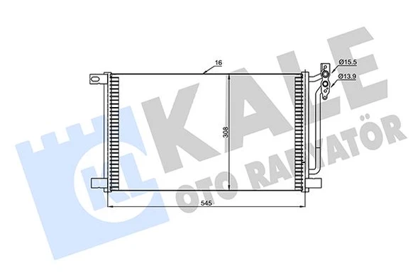 KLIMA RADYATORU BMW M47 N M57 N E46 E83