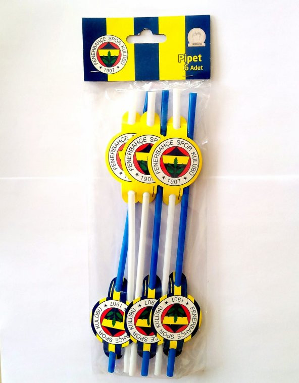 Pipet Fenerbahçe Lisanslı Körüklü 6 Adet