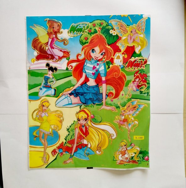 Winx Sticker Etiket