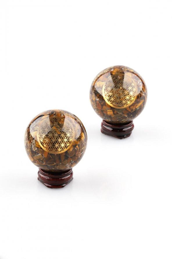 Kaplan Gözü Taşından Orgonit Küre