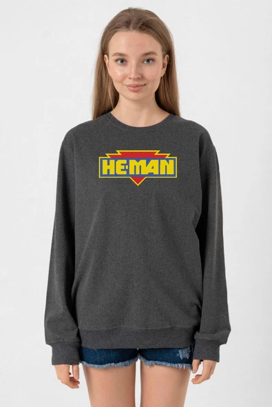He Man Logo Füme Kadın 2ip Sweatshirt ürün görseli 1