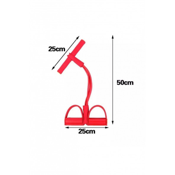Body Trimmer Egzersiz Spor Aleti Karın Kalça Kas Direnç 4 Lastik - 3
