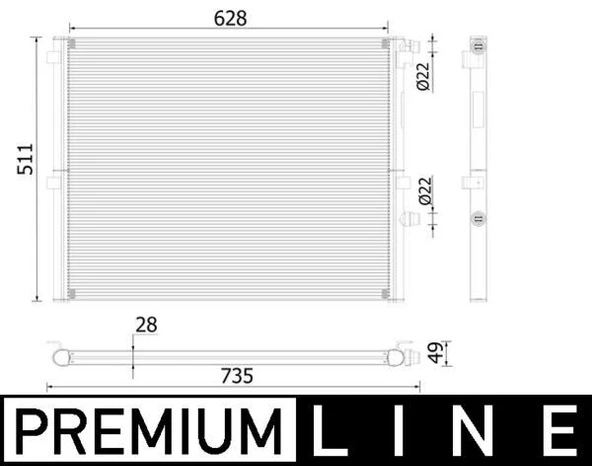 ILAVE SU RADYATORU BMW B48 B58 G30 F90 G31 G32 G11 G12 G15 F92 G16 F93 G14 F91 PREMIUM LINE