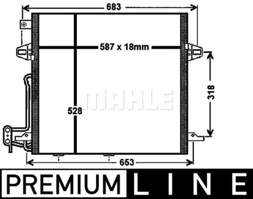 KLIMA RADYATORU MERCEDES W164 X164 W251