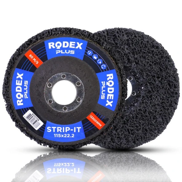 Rodex STRİP-İT Flap Disk Pas Boya Sökücü Keçe Zımpara 115 mm
