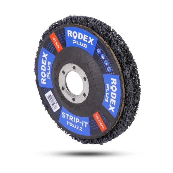 Rodex STRİP-İT Flap Disk Pas Boya Sökücü Keçe Zımpara 115 mm - 4