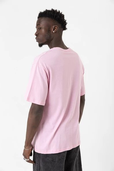 Free Facehugger Hugs Pembe Erkek Oversize Tshirt - 6