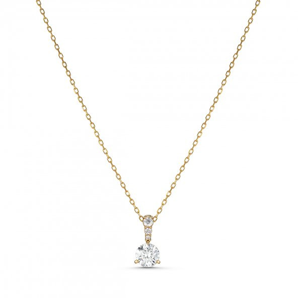 5511557 Swarovski Kolye Solitaire-Pendant 7Mm Czwh-Gos - 2