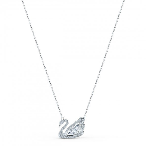 5514421 Swarovski Kolye Dancing Swan-Necklace Czwh-Rhs - 2