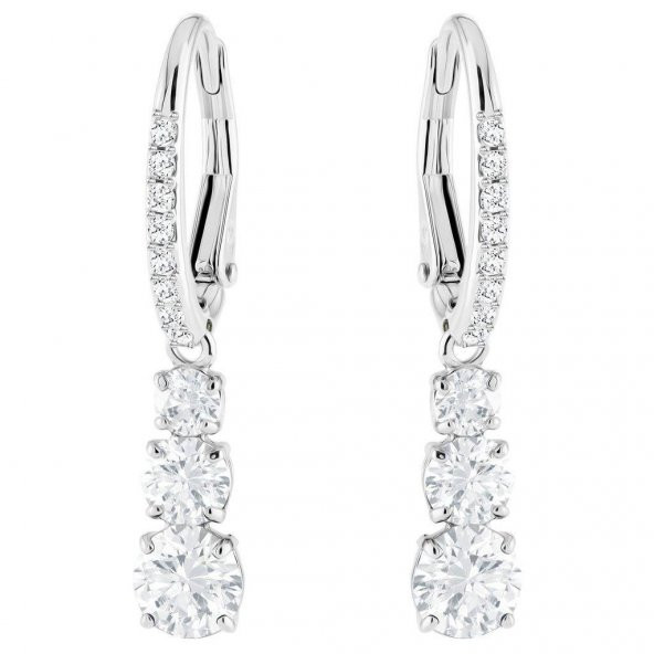 5416155 Swarovski Küpe Attract Trilogy:Pe Rnd Czwh/Rhs