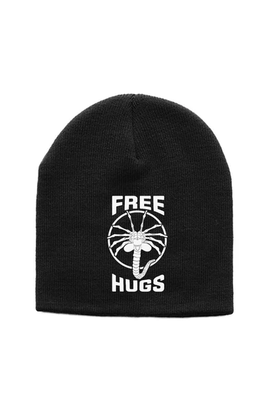 Free Facehugger Hugs Siyah Örme Bere