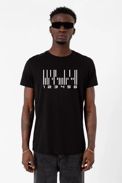 Dark Matter The Android Barcode Siyah Erkek Tshirt