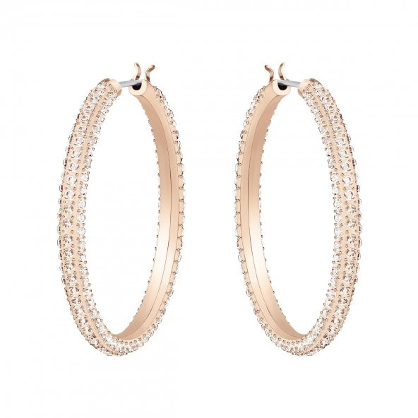 5383938 Swarovski Küpe Stone:Pe Hoop Silk/Ros