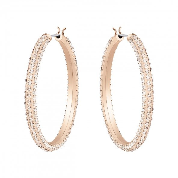 5383938 Swarovski Küpe Stone:Pe Hoop Silk/Ros - 2
