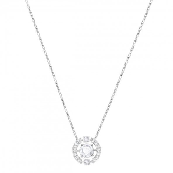 5286137 Swarovski Kolye Sparkling Dc:Necklace Czwh/Cry/Rhs