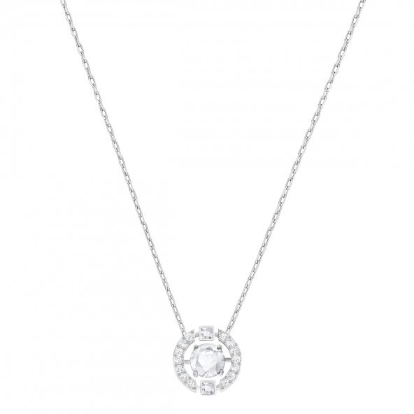 5286137 Swarovski Kolye Sparkling Dc:Necklace Czwh/Cry/Rhs - 2