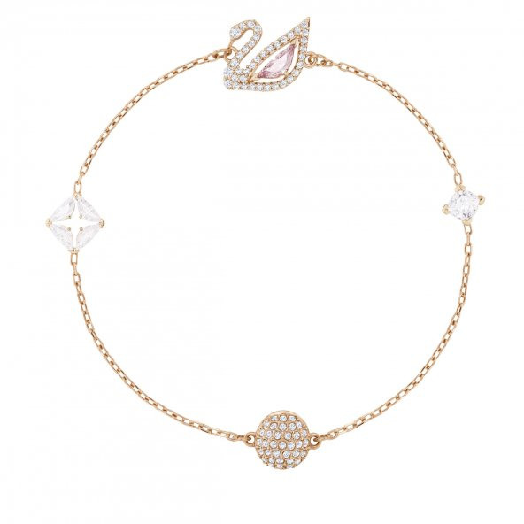 5472271 Swarovski Bilezik Dazzling Swan:Bracelet Czmo/Ros M