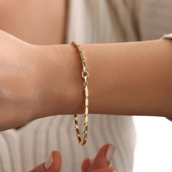 İtaly Altın Bileklik Fate Unisex - 3