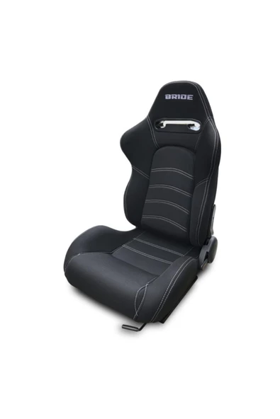 Spor Koltuk Bride Kumaş Yarış Koltuğu Siyah Beyaz Dikişli 1 Takım 2 Adet - 2