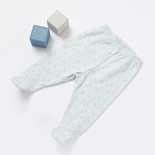 Pretty Ears Bunny Patikli Pantolon  Mint - Resim 2