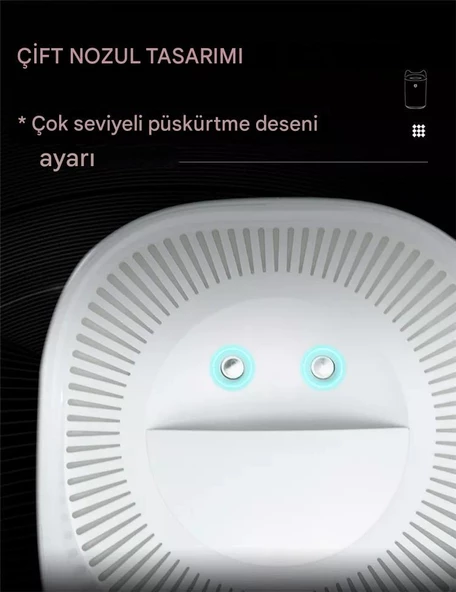Leerfei K7 3L Su Kapasiteli Rgb Işıklı Hava Nemlendirici Buhar Makinası - 7