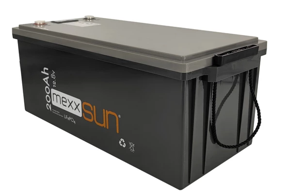 Mexxsun Lityum Akü 12,8V 200Ah (LiFePo4) 2560Wh - 3