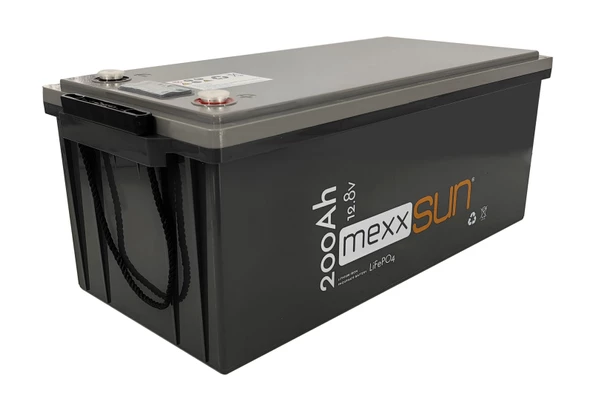 Mexxsun Lityum Akü 12,8V 200Ah (LiFePo4) 2560Wh - 2