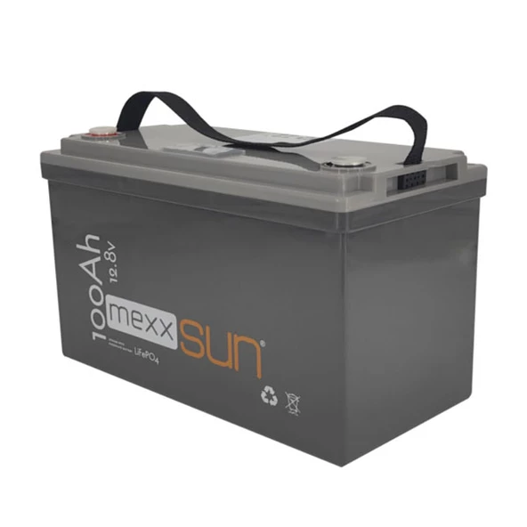 Mexxsun Lityum Akü 12,8V 100Ah (LiFePo4) 1280Wh - 3