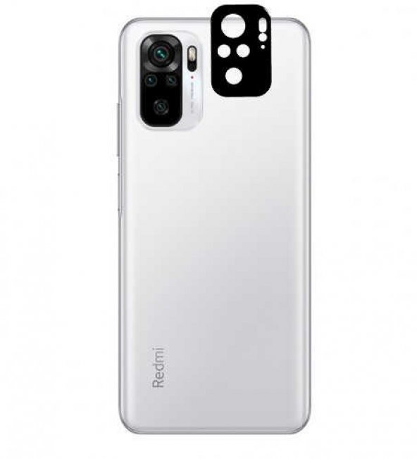 Ceponya Xiaomi Redmi Note 10S 3D Kamera Lens Koruyucu Temperli Cam