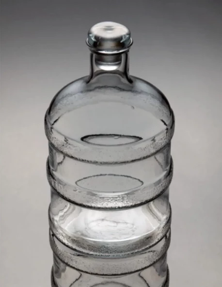 Cam Damacana Su Şişesi 2 Litre - 3