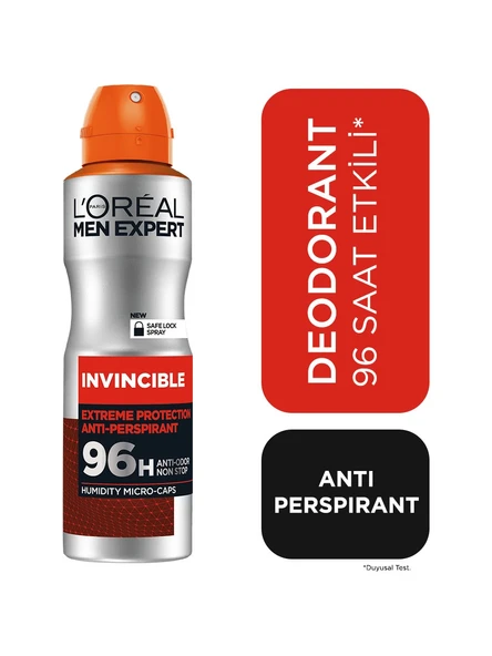 L'Oréal Paris Men Expert Loreal Paris Men Invincible Yüksek Korm.Deo.150 Ml ürün görseli 1