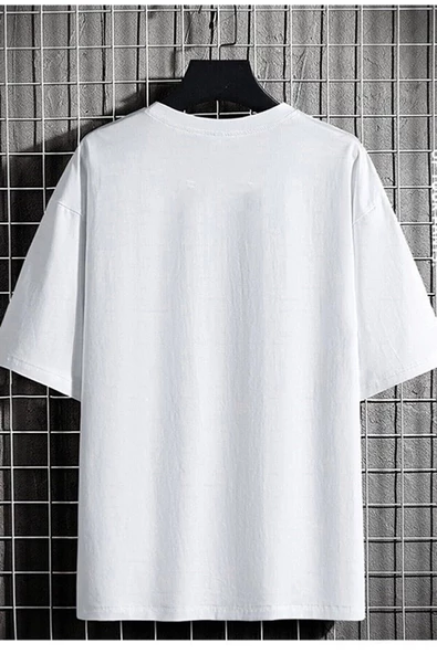 Arabesk Müslüm Azer Baskılı Oversize Beyaz Tshirt - 2