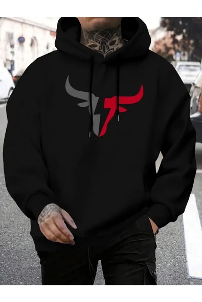 Baskılı Unisex Oversize Sweatshirt