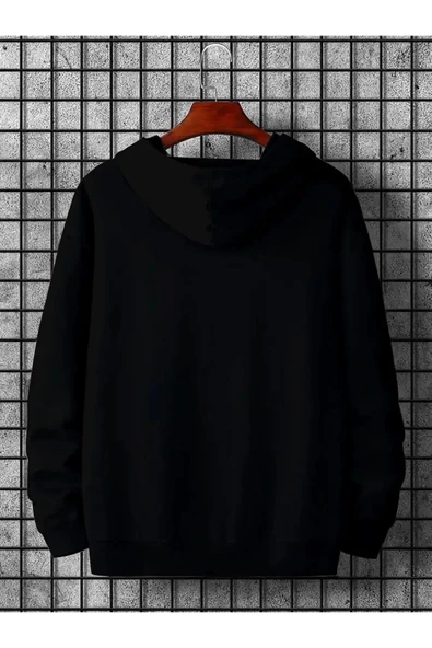 Baskılı Unisex Oversize Sweatshirt - 4