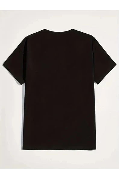 Unisex Hindistan cevizi ağacı good vibes t-shirt siyah - 2