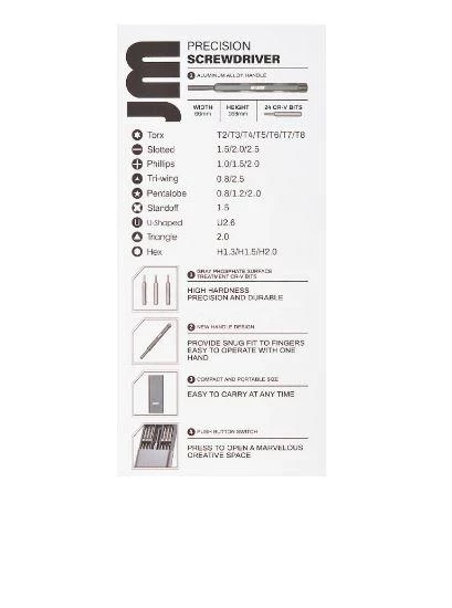 Jakemy Bits Set Jm-8181 26 Parça  Kampanya fiyatıdır - 5