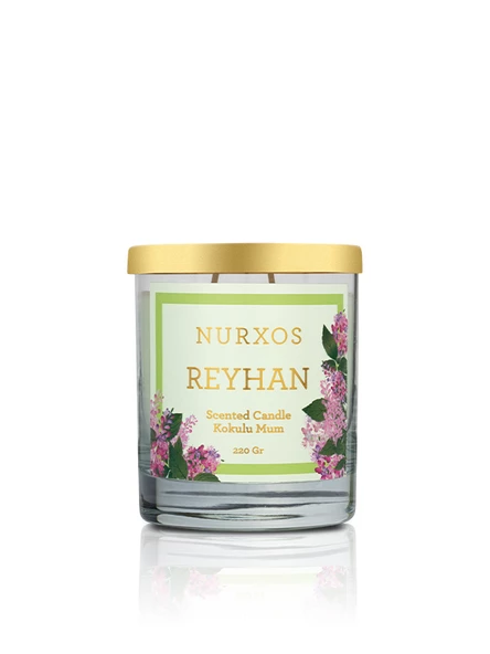 Nurxos 9690 Reyhan Kutulu 2 Adet Kokulu Mum+Freshener Oda Spreyi - 3