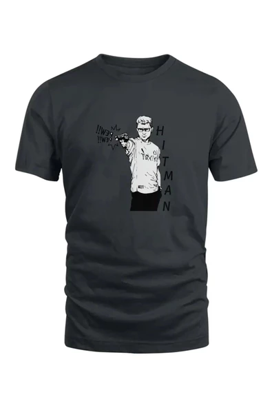 Unisex Yusuf Dikeç Baskılı Oversize T-Shirt